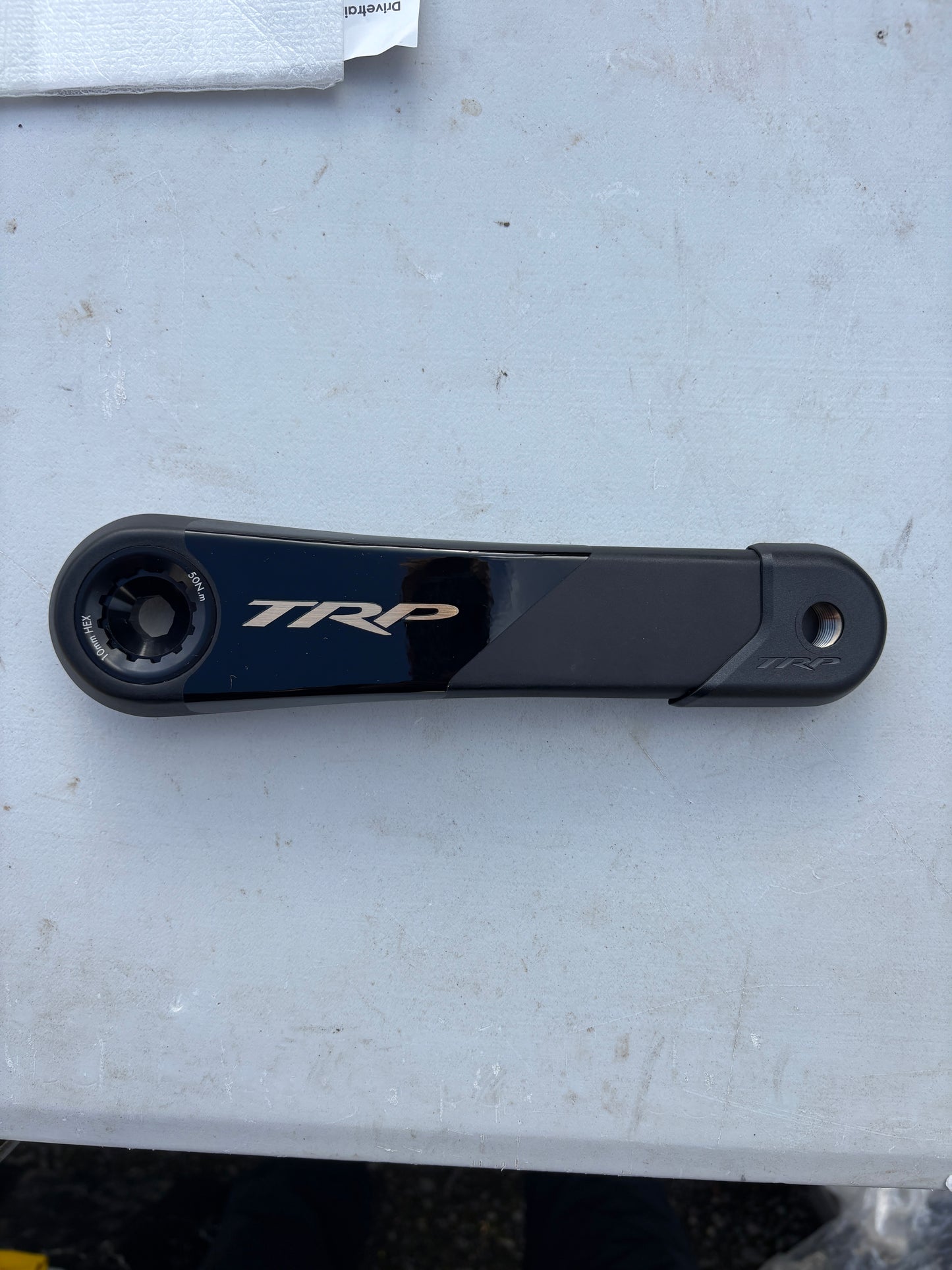 TRP Carbon Crank Arm – Non-Driveside (Gold, NEW)
