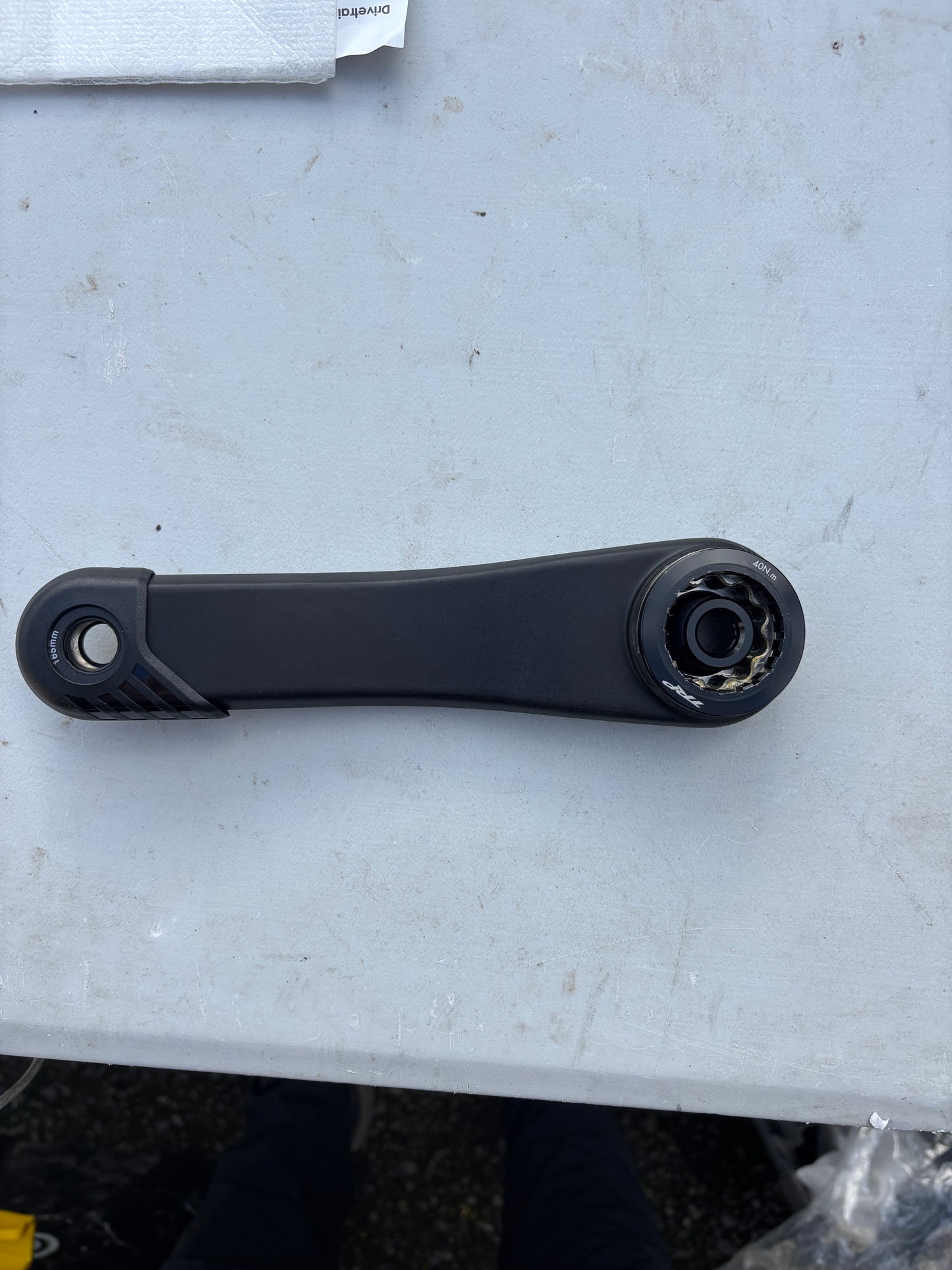 TRP Carbon Crank Arm – Non-Driveside (Gold, NEW)